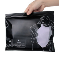 Sacs d'emballage pour vêtements recyclés, sacs transparents à fermeture éclair, plastique CPE transparent, PE, polybag personnalisé, résistant à l'humidité, pochette givrée pour T-shirt