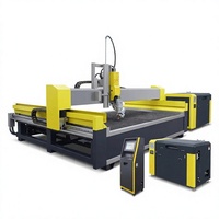 Machine de découpe à jet d'eau CNC 5 axes, découpeuse à jet d'eau haute précision, équipement de découpe de tôles métalliques