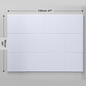 Carreaux muraux en feutre pour grand bureau <span class=keywords><strong>Tableau</strong></span> blanc en liège avec onglets adhésifs amovibles et sûrs - Product Image 2