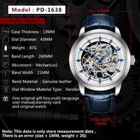 Jam Tangan Pria Pagani Design PD-1638 1638 Otomatis Mekanik Tourbillon Tahan Air dengan Tali Kulit