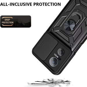Funda para Teléfono con Ventana Deslizante para Cámara, para Honor <span class=keywords><strong>Magic</strong></span> 7 <span class=keywords><strong>6</strong></span> Pro <span class=keywords><strong>5G</strong></span> <span class=keywords><strong>Lite</strong></span>, Antigolpes, con Anillo Giratorio de 360 Grados, Soporte, Funda Móvil de Lujo - Product Image 5