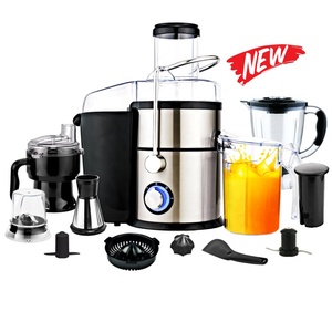 Máy Ép Trái Cây Đa Năng Bằng Nhựa Không Gỉ 4 Trong 1 Hàng Mới Về Có Logo OEM Lọ Thủy Tinh - Product Image 4