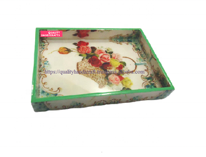 Pegatina de esmalte de madera de alta calidad, bandeja de servicio, diseño único para hoteles, restaurantes, utensilios de cocina, mesas de café - Product Image 3