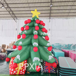 ต้นคริสต์มาสเป่าลมขนาด<span class=keywords><strong>ใหญ่</strong></span>สำหรับตกแต่งโรงแรมห้างสรรพสินค้ากลางแจ้งหรูหรา พร้อมไฟ LED สำหรับงานอีเว้นท์ - Product Image 5