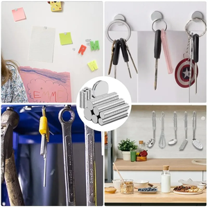 Aimants circulaires pour réfrigérateur, 10x1/10x2/10x3mm-20/50/100 pièces, largement utilisés dans les bureaux, pour tableau blanc, outils de cuisine, rangement, nail art - Product Image 5