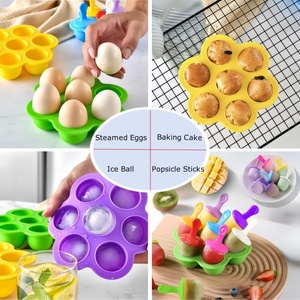 BPA Free Silicone Popsicle Molds Multi-Functional Storage Container for Homemade Food Kids Ice <b>Cream</b> DIY Pop Molds Cube <b>Maker</b> - Product Image 4