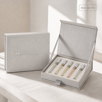 Boîte d'échantillons de parfum personnalisée Lionwrapack, flacon de parfum, emballage cadeau, insert gaufré, matériaux recyclés, boîte en papier pour emballage