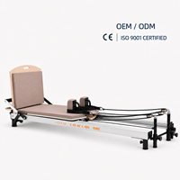 Lit de Pilates en aluminium durable, portable, réglable, écologique, multifonctionnel, pour studio, garantie 3 ans, pour l'équilibre corporel