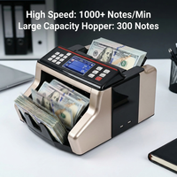 Machine à compter les billets FJ-2830 avec écran couleur TFT, compteur de billets automatique haute vitesse 1000 pièces/min avec détection UV MG IR
