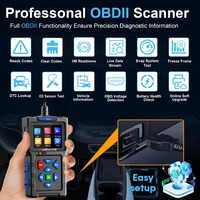 Lecteur de codes OBD2 T300, outil de diagnostic, lecteur de codes de panne de voiture, lecteur de codes de diagnostic du moteur, scanner OBDII, testeur de tension de batterie, I/M