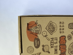 Etodevice Biodegradable <b>Kraft</b> Paper Pizza Container Custom Printed Rectangular Grease-Proof Fast Food <b>Box</b> with Logo - Product Image 5
