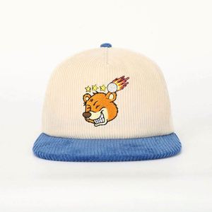 BSCI Oem Custom <b>Men</b> Women High Quality 5 Panel Unstructured Embroidery Logo <b>Cap</b> <b>Flat</b> Bill Gorras Corduroy Snapback Hats - Product Image 2