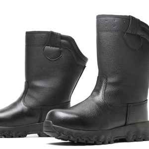 Botas de nieve con forro de lana, tacón medio, suela de goma, cálidas para el invierno y clima frío. - Product Image 3