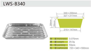 <span class=keywords><strong>Plateau</strong></span> de Barbecue en aluminium <span class=keywords><strong>jetable</strong></span>, pièces, <span class=keywords><strong>plateau</strong></span> de grande taille pour Bbq, poêle pour aliments - Product Image 6