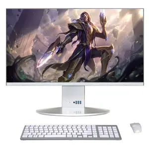 도매 23.8 21.5 인치 PC 모두 하나의 i7 비즈니스 모두 하나의 Pc 사용 Monoblock Barebone AIO 데스크탑 컴퓨터