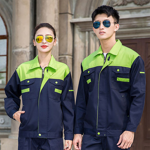 Tinh khiết Polyester Overalls làm việc phù hợp với công nhân xây dựng, nhà máy làm việc đồng phục tùy chỉnh lao động Bảo Hiểm quần áo - Product Image 5