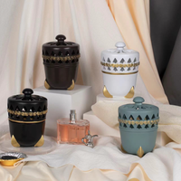 Brûleur d'encens en résine de luxe créatif au design rétro et élégant pour les festivals arabes du Moyen-Orient, origine Zhejiang