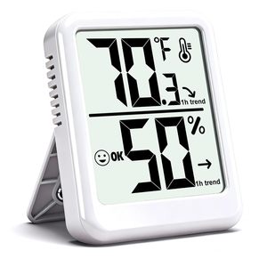 Termómetro e Higrómetro Digital para Interiores, Monitor de Temperatura y Humedad para el Hogar, Habitaciones e Invernaderos - Product Image 1