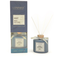 Diffuseur à roseaux de luxe personnalisé 100 ml – Décoration d'intérieur aromathérapie haut de gamme avec huile parfumée pour mariage – Parfum DIY à marque privée