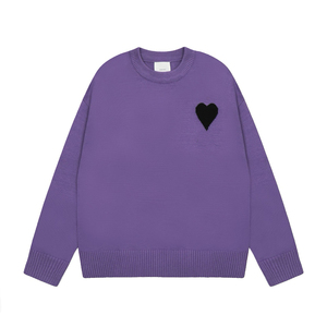 <span class=keywords><strong>Maglione</strong></span> Pullover per Donna Lavorato a Maglia con Motivo Lettera d'Amore Stile Streetwear <span class=keywords><strong>Maglione</strong></span> per Uomo <span class=keywords><strong>Ami</strong></span> - Product Image 4