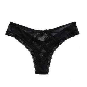 Ladies Transparent Out Underpants Strappy Penty Lace Low Waist Women Sex Underpants Briefs - Product Image 1