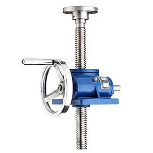 1-200 Ton manual/motorized lifting jack SWL Screw Elevator Speed Reducer Worm Mechanical Screw Jack