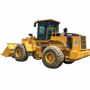 Dijual Laris Kucing Asli Bekas 938G Wheel Loader untuk Dijual/Kucing 936E 938G 3 Ton Muatan Peralatan Pemindah Bumi Kecil Buatan Jepang