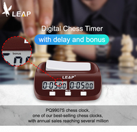 Minuteur d'échecs numérique de base Delay Bonus, Horloge d'échecs numérique à prix abordable, Minuteries d'échecs