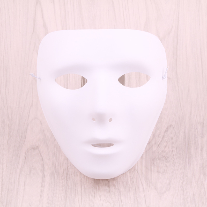 Eco-friendly pvc-dames (blanc)-masque de danse de rue