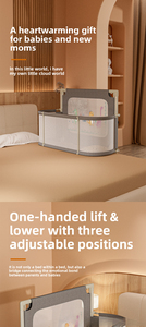 Cuna Portátil Plegable 3 en 1 con Barandilla Protectora Antipresión, Cuna para Bebés Recién Nacidos y Niños Pequeños, para Dormitorio o Sala de Estar - Product Image 5