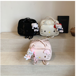กระเป๋าสะพายข้างขนาดมินิสำหรับตุ๊กตา พร้อมหน้าต่าง PVC ใส สำหรับใส่ฟิกเกอร์อนิเมะขนาดเล็กและพวงกุญแจ เพื่อทำเป็นกระเป๋า Ita น่ารัก - Product Image 6
