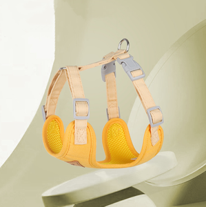 Grosir harnes hewan peliharaan kualitas tinggi Set tali kekang anjing kecil bersirkulasi musim panas rompi anjing mewah Harness Logo kustom - Product Image 3