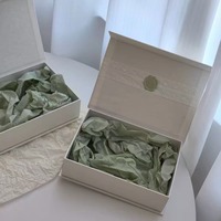 Caja de Regalo de Lujo Personalizada, Caja Rígida de Papel con Cinta, Caja de Regalo Plegable Hecha a Mano para Joyería, Cosméticos y Perfumes