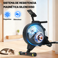 Máquina de Remo Magnética Multifuncional al por Mayor con Capacidad Máxima de Usuario de 120 kg y Volante de Inercia de 1.5 kg