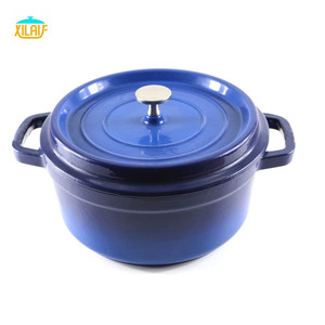 Di alta qualità 24cm bassa <span class=keywords><strong>casseruola</strong></span> padella in <span class=keywords><strong>ghisa</strong></span> smaltata pentola in <span class=keywords><strong>ghisa</strong></span> cottura <span class=keywords><strong>casseruola</strong></span> per la casa - Product Image 3