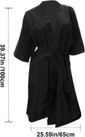 Robe de salon imperméable de haute qualité, personnalisée pour les clients, en polyester, kimono de spa pour salon de coiffure