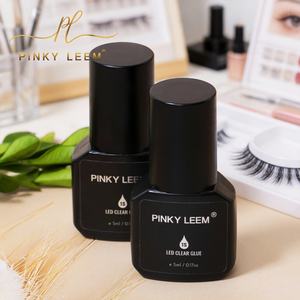 Pinky Leem 1s High Viscosity Fast Dry Vegan Waterproof Formaldehyde Free Washable UV Microwave Clear Glue Eyelash Extension - Product Image 4
