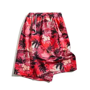 Vendita calda di alta qualità stampata pantaloni da spiaggia da uomo Casual Sexy mare maglia pantaloncini da basket per i ragazzi