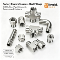 Raccord de valve forgé poli à filetage mâle hexagonal, bouchon de tuyau en acier inoxydable 304/316L, embout de tuyau à tête hexagonale, pièce de rechange pour régulateur de gaz