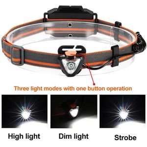 Linterna frontal T6 con batería LED, iluminación portátil para exteriores, para senderismo, pesca y exploración - Product Image 3
