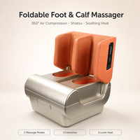 3-en-1 Total Relief Full Wrap 360 °   Masseur de pieds pliable pour soulager la tension et améliorer la circulation sanguine