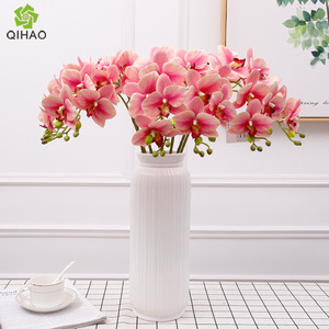ดอกกล้วยไม้ฟาแลนนอปซิสประดิษฐ์ QIHAO ขนาด 70 ซม. 7 หัว ดอกไม้ผ้าไหมเสมือนจริง ตกแต่งบ้าน ของตกแต่งงานแต่งงาน - Product Image 1