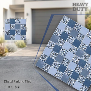 Carreaux de sol en porcelaine numérique indiens 400x400mm pour parking, garage, usage intensif, revêtement de sol extérieur - Product Image 2
