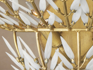 Nouveau lustre Morrigan en verre blanc moderne de grande taille et luxueux pour le hall d'entrée, le salon, lampe suspendue décorative - Product Image 5