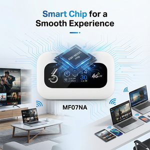 جهاز واي فاي محمول 4G بسعة 3000 مللي أمبير، نقطة اتصال واي فاي صغيرة محمولة بتقنية USB Type-C وWifi6، راوتر لاسلكي متنقل <span class=keywords><strong>3G</strong></span> LTE مع فتحة لبطاقة SIM - Product Image 3