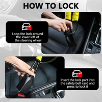 Verrouillage de ceinture de sécurité-Accessoire automobile général-Prise de ceinture de sécurité universelle-Verrouillage fixe du volant