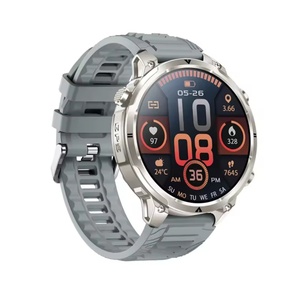2026 MK100 GPS <b>Smart</b> <b>Watch</b> 1.7Inch AMOLED Alloy Case 400mAh Battery 10M Waterproof IOS Compatible Compass Outdoor Heart Rate - Product Image 6