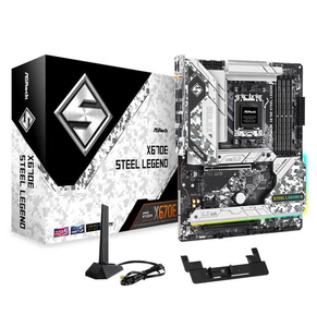 Carte mère AsRock X670E Steel Legend E-ATX, socket AM5, utilisée, prend en charge les processeurs de la série 7000, interface 128 E-ATX - Product Image 1