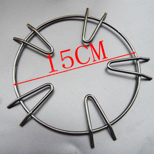 Clips de fixation pour casseroles, cadre de support universel pour cuisinière à gaz, diamètre 15 cm, pour petite étagère à casseroles, accessoire pour cuisinière à gaz - Product Image 1