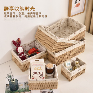 Organisateur <span class=keywords><strong>de</strong></span> paniers tissés ronds <span class=keywords><strong>de</strong></span> style moderne petit bac <span class=keywords><strong>de</strong></span> rangement décoratif avec corde <span class=keywords><strong>de</strong></span> papier en osier <span class=keywords><strong>de</strong></span> bambou coton décor à la maison - Product Image 6